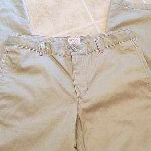 Cat & Jack Uniform Khakis 16 Husky